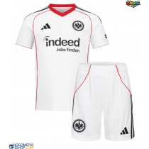 Otroški Nogometni dresi Eintracht Frankfurt Gostujoči 2025-26 Kratek Rokav (+ Kratke hlače)